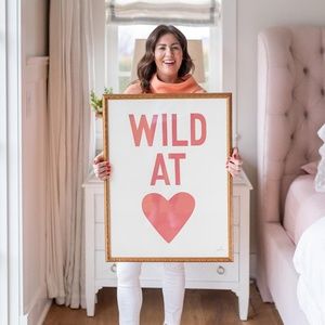 Brand New Jilly Digital: Wild at Heart Print in Red